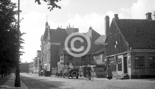 Railway Street, Landskrona, Sweden 1925. Artist: Unknown