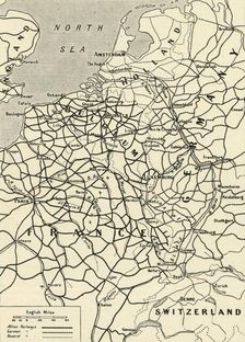 Railway Systems of the Allies and Germany 1916. Creator: Unknown