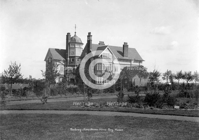 Railwaymen's Convalescent Home, Herne Bay, Kent, 1890-1910. Artist: Unknown
