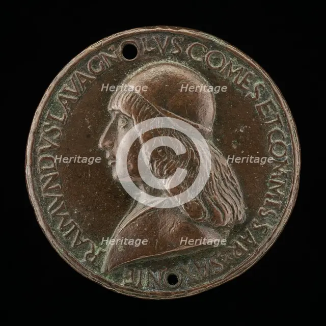 Raimondo Lavagnoli, Commissary of Saxony in the 11th or 12th Century [obverse]. Creator: Giovanni Candida.