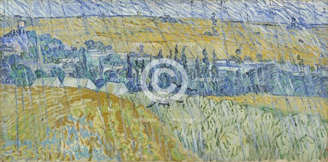 'Rain: Auvers', 1890. Creator: Vincent van Gogh.