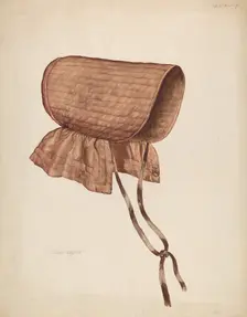 Rain Bonnet, c. 1937. Creator: Lillian Causey