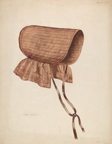 Rain Bonnet, c. 1937. Creator: Lillian Causey