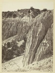 Rain Sculpture, Salt Creek Cañon, Utah, 1872. Creator: William H. Bell