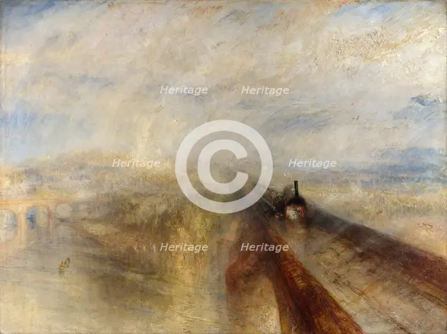 Rain, Steam, and Speed. The Great Western Railway, 1844. Artist: Turner, Joseph Mallord William (1775-1851)