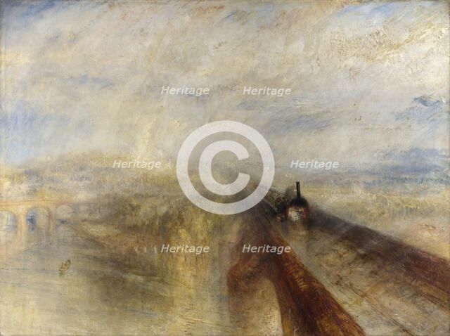 Rain, Steam, and Speed. The Great Western Railway, 1844. Artist: Turner, Joseph Mallord William (1775-1851)