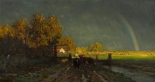Rainbow, 1875. Artist: Roelofs, Willem (1822-1897)