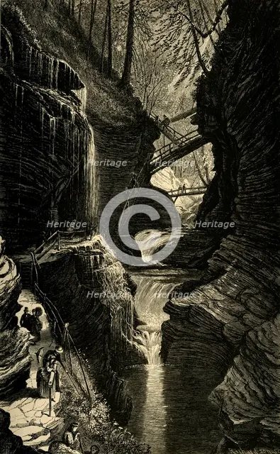 'Rainbow Falls', 1872.  Creator: James H. Richardson.