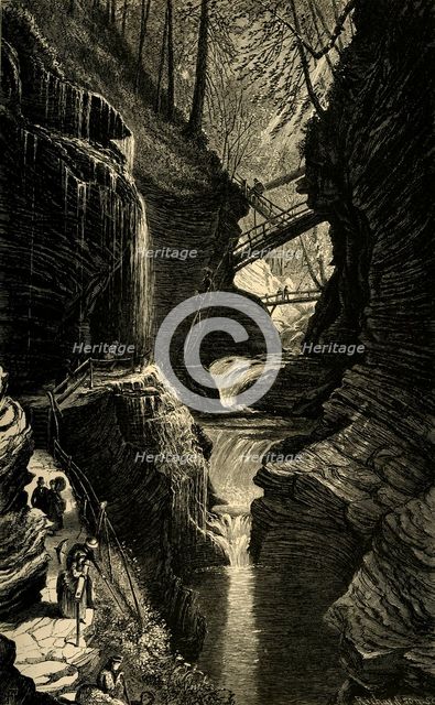'Rainbow Falls', 1872.  Creator: James H. Richardson.