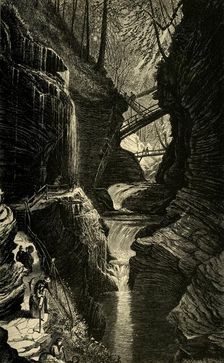 Rainbow Falls 1872. Creator: James H. Richardson