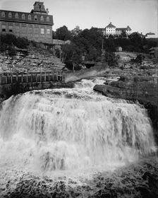 Rainbow Falls, Ausable Chasm, N.Y., between 1900 and 1905. Creator: Unknown