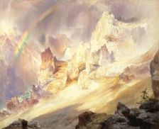 Rainbow over the Grand Canyon of the Yellowstone, 1900. Creator: Thomas Moran