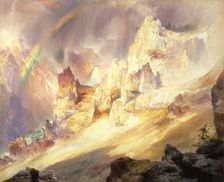 Rainbow over the Grand Canyon of the Yellowstone, 1900. Creator: Thomas Moran