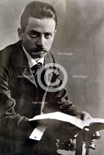 Rainer Maria Rilke (1875-1926), Polish writer.