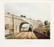 Rainhill Bridge, Chat Moss, near Liverpool, 1831. Artist: Thomas Talbot Bury