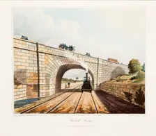 Rainhill Bridge, Chat Moss, near Liverpool, 1831. Creator: Thomas Talbot Bury