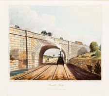 Rainhill Bridge, Chat Moss, near Liverpool, 1831. Creator: Thomas Talbot Bury