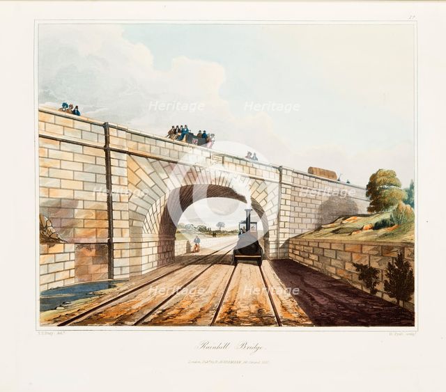 Rainhill Bridge, Chat Moss, near Liverpool, 1831. Creator: Thomas Talbot Bury.
