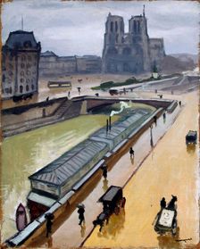 Rainy Day, Notre Dame de Paris 1910