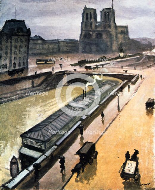 'Rainy Day. Notre Dame de Paris ', 1910. Artist: Albert Marquet