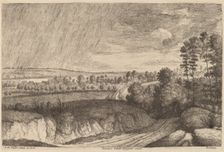 Rainy Landscape, 1636/1669. Creator: Lucas Vorsterman
