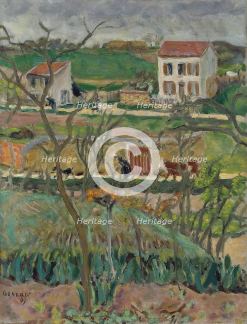 Rainy Landscape; Landscape in Rainy Weather, 1909. Creator: Pierre Bonnard.