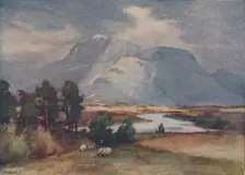 Rainy Mountains 1910. Artist: William Smith