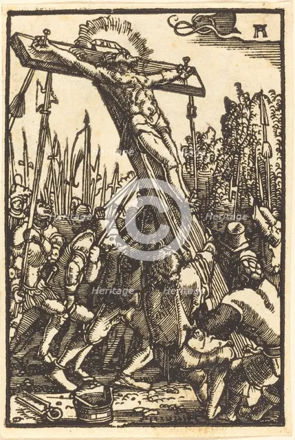 Raising of the Cross, c. 1513. Creator: Albrecht Altdorfer.