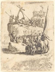 Raising of the Cross, c. 1624/1625. Creator: Jacques Callot