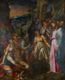 Raising Of Lazarus, 1592. Creator: Girolamo Muziano