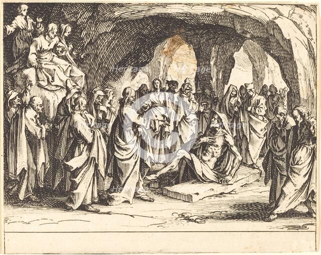 Raising of Lazarus, 1635. Creator: Jacques Callot.