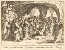 Raising of Lazarus, 1635. Creator: Jacques Callot
