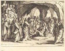 Raising of Lazarus, 1635. Creator: Jacques Callot