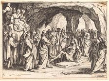 Raising of Lazarus, 1635. Creator: Jacques Callot