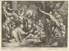 Raising of Lazarus, ca. 1600. Creator: Abraham Bloemaert