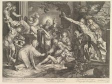 Raising of Lazarus, ca. 1600. Creator: Abraham Bloemaert