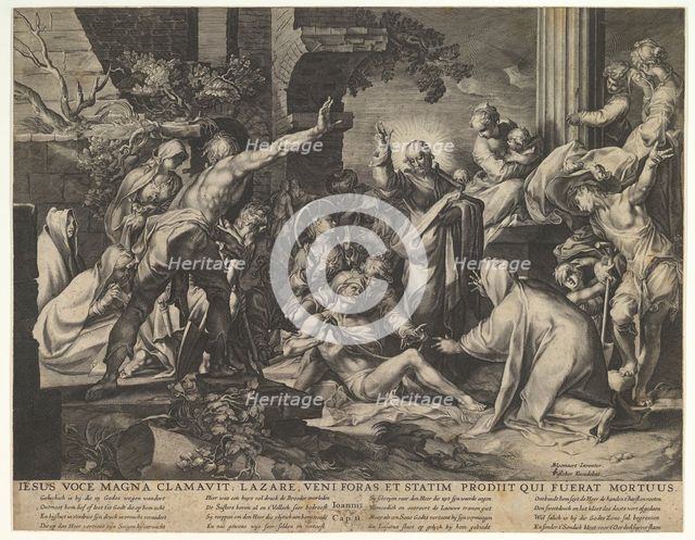Raising of Lazarus (Reverse Copy).n.d. Creator: Vischer.