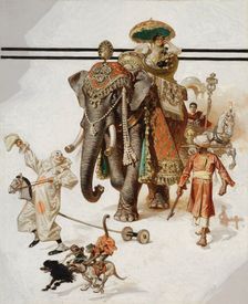 Raj Circus Fantasy, 1916. Creator: Leyendecker, Joseph Christian (1874-1951)