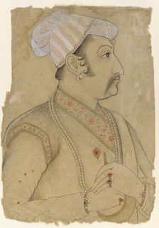 Raja Gaj Singh of Marwar, 17th century. Creator: Unknown