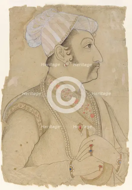 Raja Gaj Singh of Marwar, 17th century. Creator: Unknown.