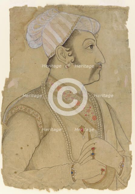 Raja Gaj Singh of Marwar, 17th century. Creator: Unknown.