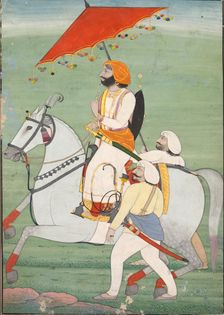 Raja Gulab Singh, c. 1830-1840. Creator: Unknown