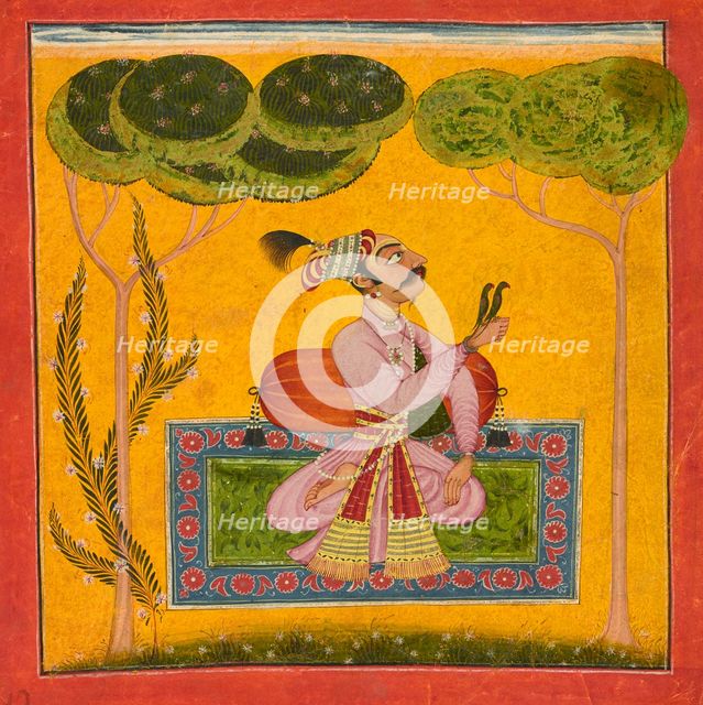 Raja Mandhata as a musical mode, ca. 1690. Creator: Unknown.