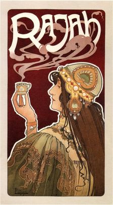 Rajah Coffee (Poster), 1899. Artist: Privat-Livemont, Henri (1861–1936)