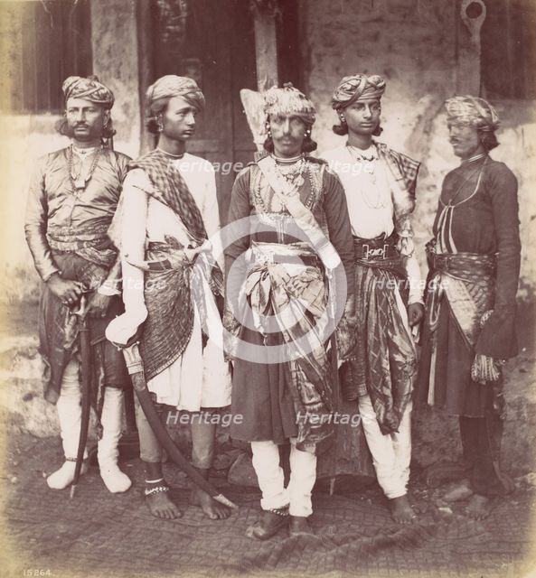 Rajpoots, 1870s. Creator: Francis Frith.