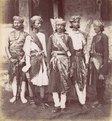 Rajpoots, 1870s. Creator: Francis Frith