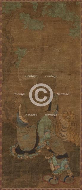 Rakkan (Arhat), 1300s. Creator: Unknown.
