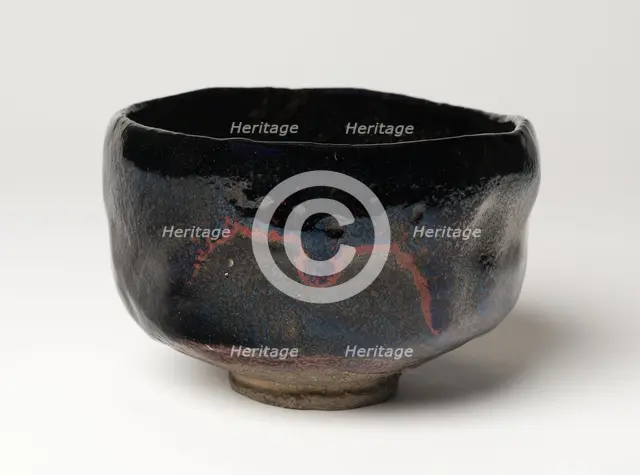 Raku-Ware Tea Bowl, 18th century. Creator: Raku Ryonyu.
