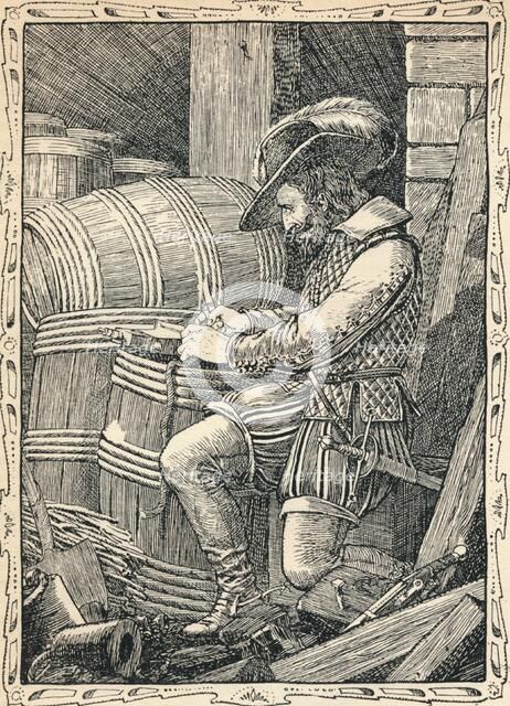 Raleigh in the Tower, 1902. Artist: Patten Wilson