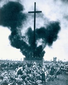 Rally in honour of Albert Leo Schlageter on a heath near Dusseldorf, Germany, 29th March 1933. Creator: Unknown